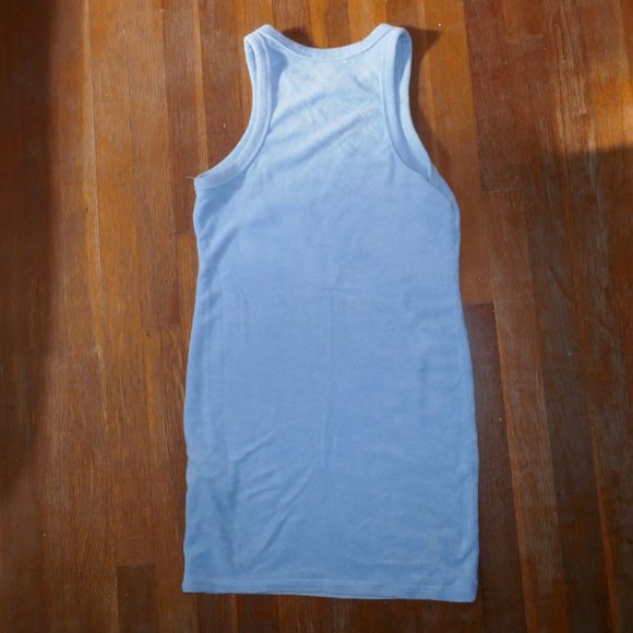 WOMENS MEDIUM FOREVER 21 LIGHT BABY BLUE DRESS SKIRT - Picture 3 of 3